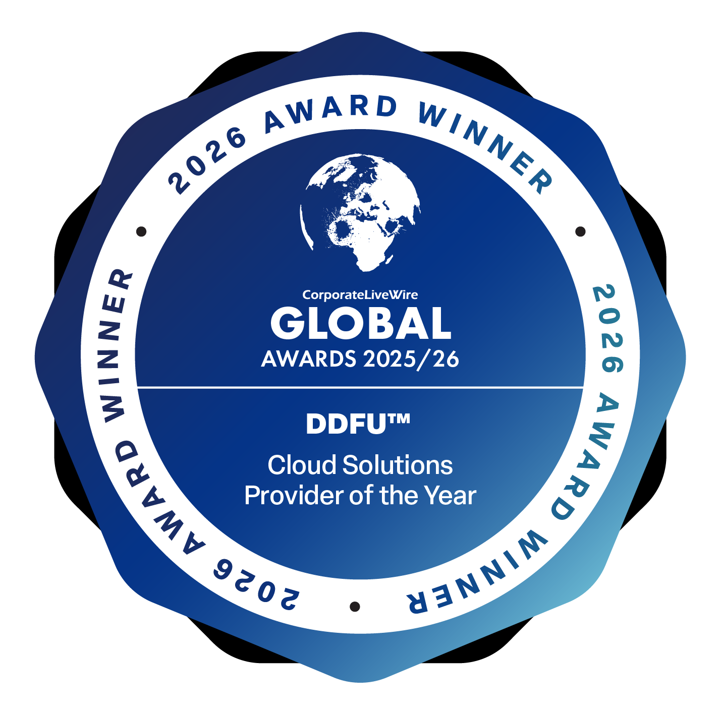 DDFU™ vítěz Cloud Solution Provider Awards — kategorie Cloud Solution Provider, 2026